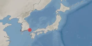 대마도 진도 3.9 지진 발생